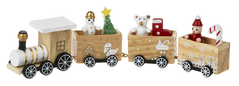 8.5"L Christmas Train Figurines (sold individually)