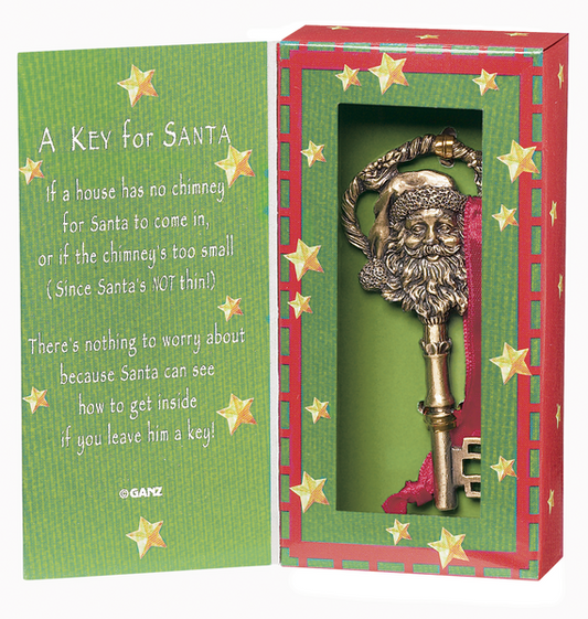 3.5" A Key for Santa Ornament Keepsake