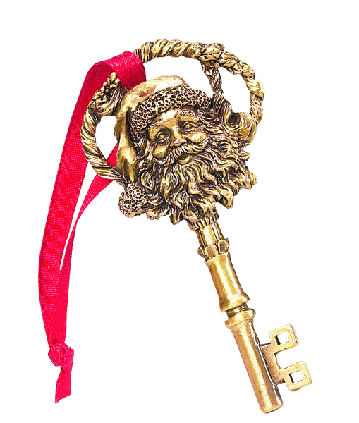 3.5" A Key for Santa Ornament Keepsake