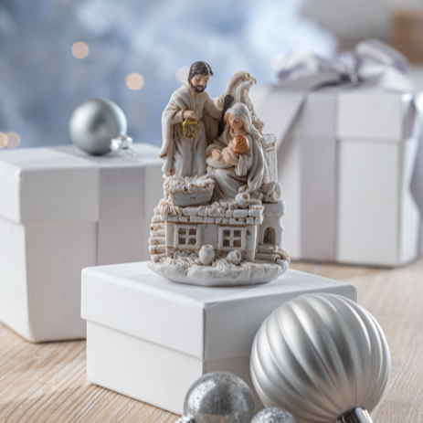 Away in a Manger Nativity Figurine