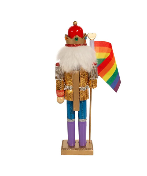 12" Pride Nutcracker