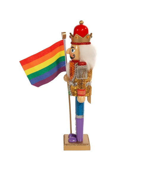 12" Pride Nutcracker