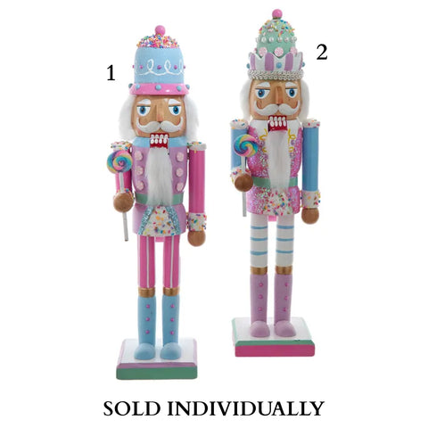 15" Candy Color Nutcrackers (2 Styles – Sold individually)