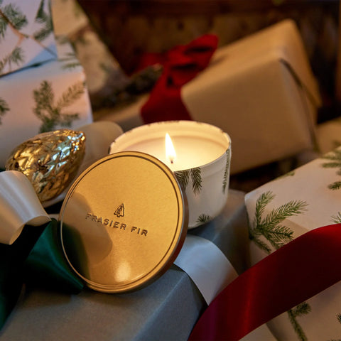 Frasier Fir® Candle Tin with Gold Lid, 6.5 oz