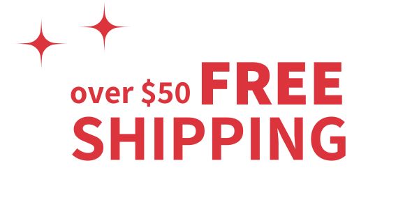 free shipping over $50