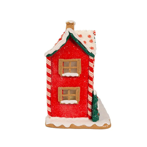 9.5" Battery-Operated Lighted Musical Gingerbread House