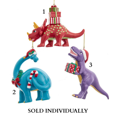 Dinosaur Ornaments (3 Styles – Sold individually)