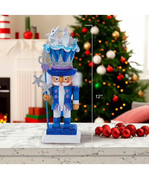 12" Hollywood Nutcrackers™ Dolphin Hat Nutcracker