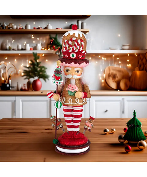 16.5" Hollywood Nutcrackers™ Gingerbread King Nutcracker