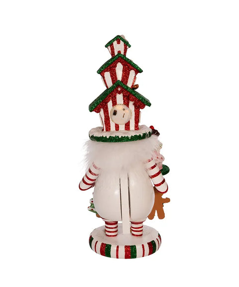 15" Hollywood Nutcrackers™ LED Gingerbread House Hat Nutcracker