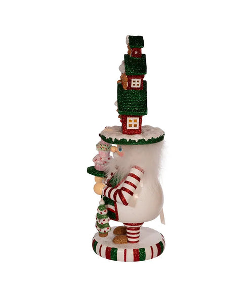 15" Hollywood Nutcrackers™ LED Gingerbread House Hat Nutcracker