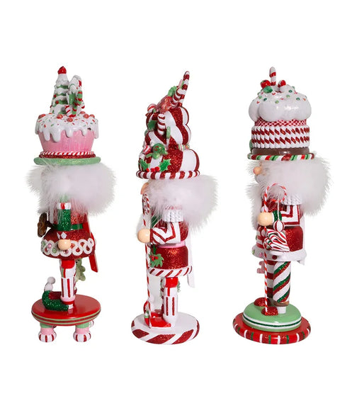 18" Hollywood Nutcrackers™ Candy and Cake Hat Nutcracker (3 Styles – Sold individually)