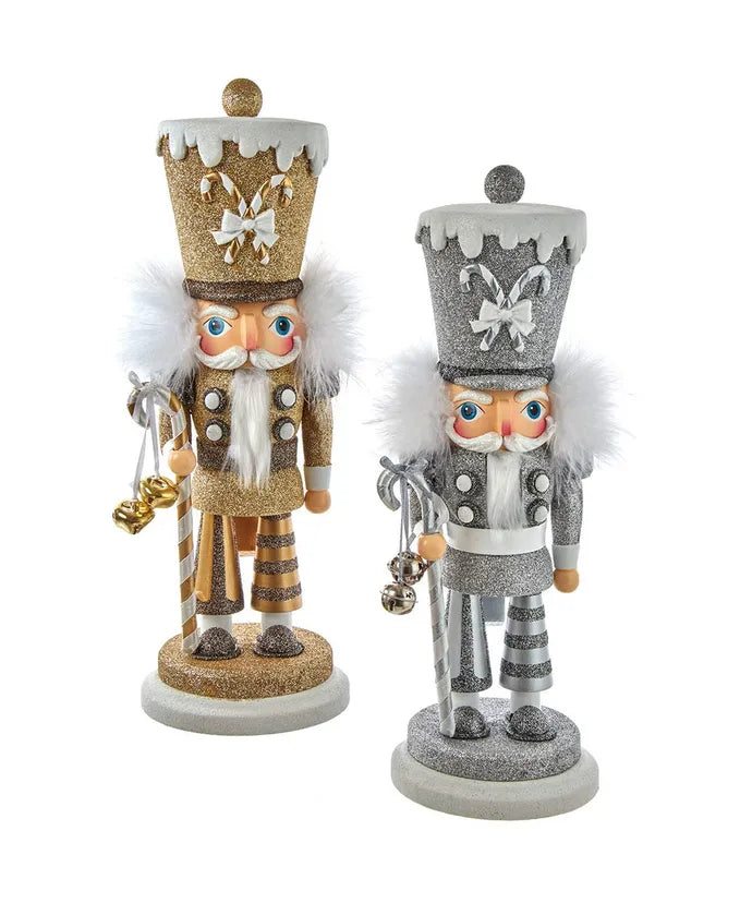 16" Hollywood Nutcrackers™ Silver and Gold Soldier Nutcrackers