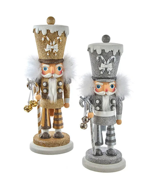 16" Hollywood Nutcrackers™ Silver and Gold Soldier Nutcrackers/sold individually