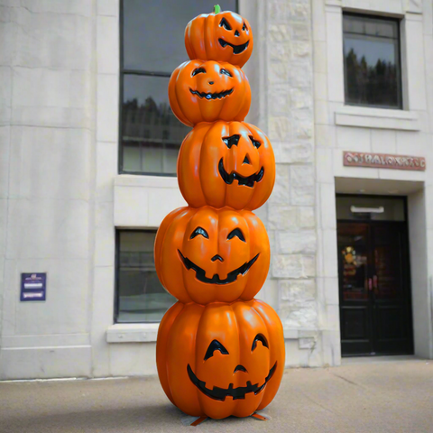 Large Halloween decorations pumpin tower