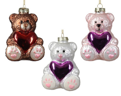 Bear Glass 3 colors available (sold individually)
