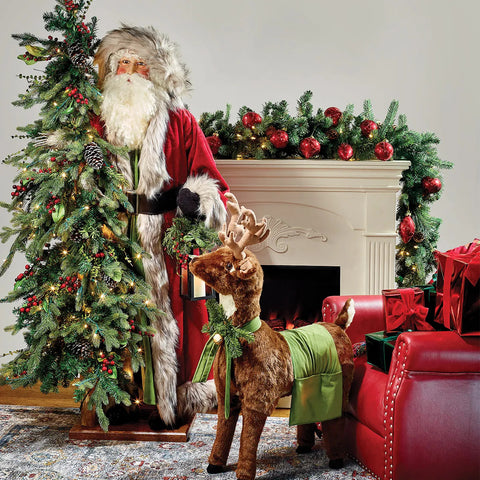 Father Christmas Large Figurine - Tuscan X Christmas, 57"