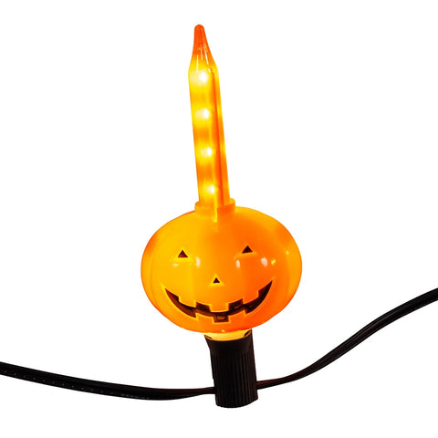 UL 7L LED Pumpkin Streaming Sting Light Set, 6'