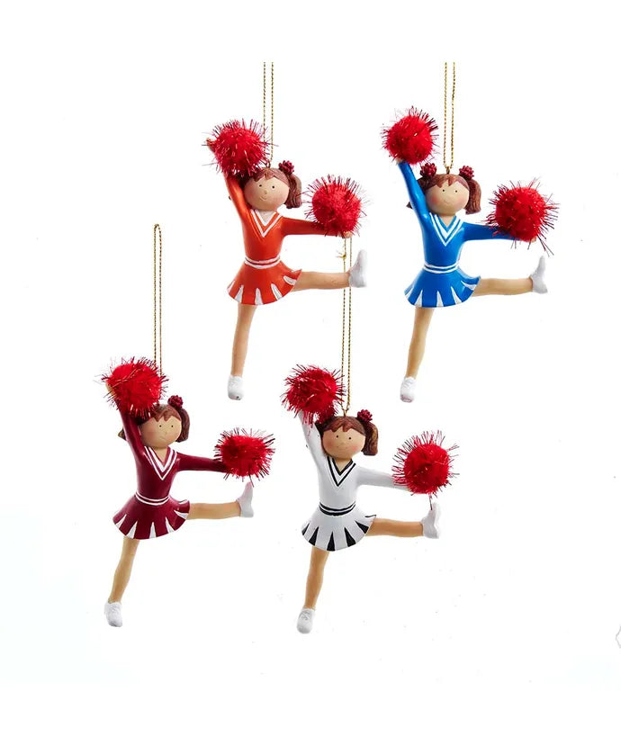 Cheerleader Girl Ornaments