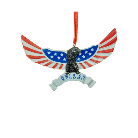"America Strong" Eagle Ornament
