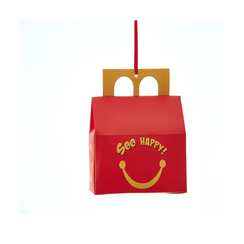 Happy Meal Box Ornament, 3.5"