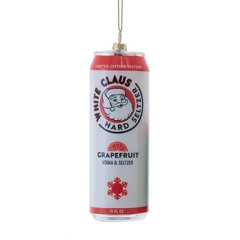 Glass Hard Seltzer Can Ornament, 5.75" (4 styles - sold individually)