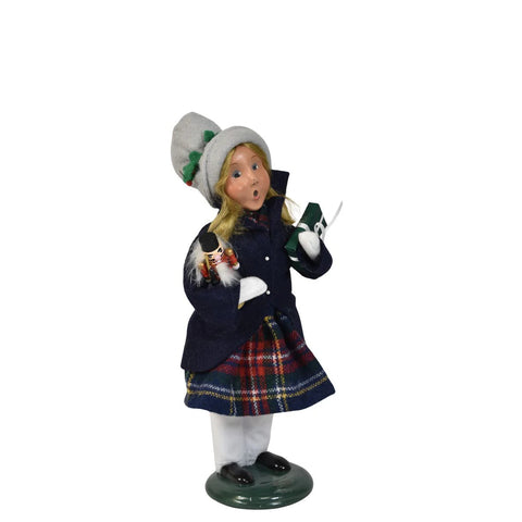 Nutcracker Family Girl Caroler Figurine, 10"