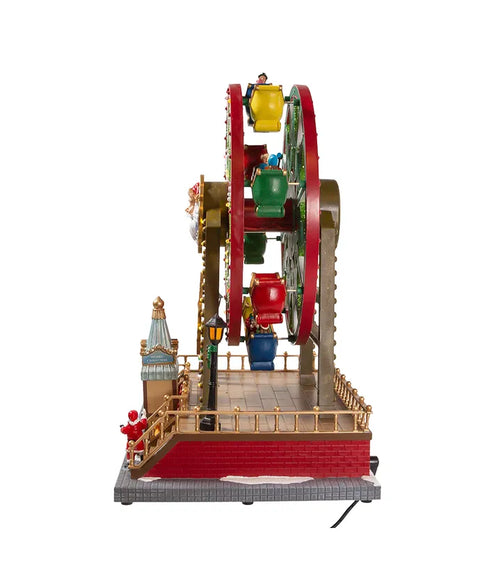 13" Lighted Musical Christmas Ferris Wheel