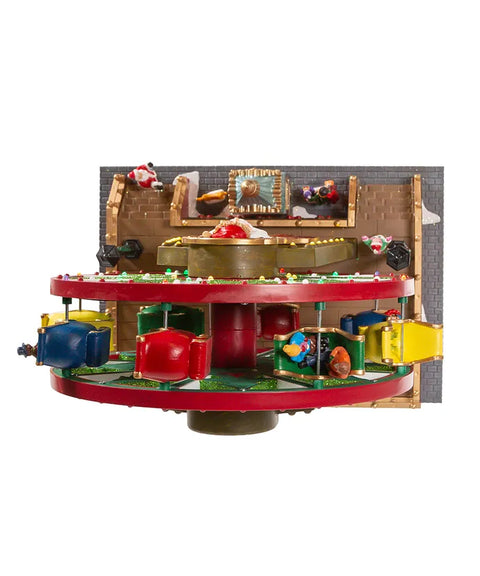 13" Lighted Musical Christmas Ferris Wheel