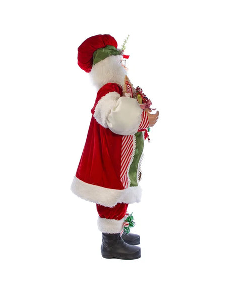 36" KSA Kringles Red and Green Elf With Candy