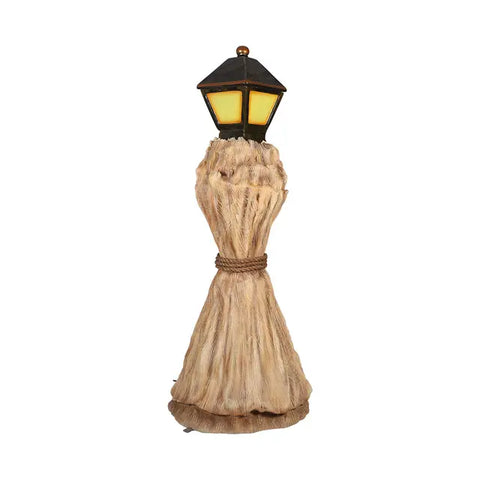Lifesize Hay Lamp Post Halloween Decoration, 79