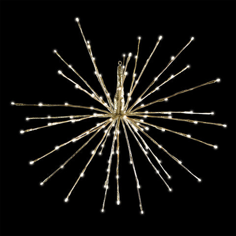 Warm White Radiant Blast, 24" (Matte Gold)