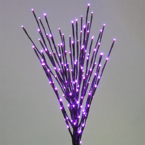 Purple Light Burst, 140 Lights, 36" (Black Tape)
