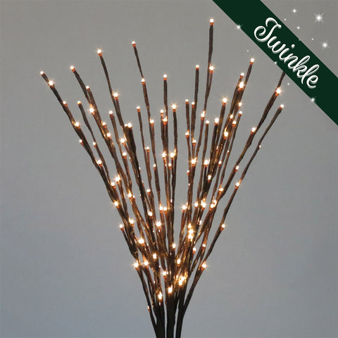 Warm White Twinkle Light Burst, 140 Lights, 36"