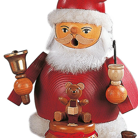 Santa Claus on Base - German Smoker, 8"