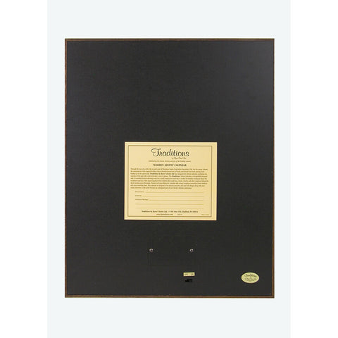 Wooden Musical Advent Toy Shop Calendar, 18.5" x 15"