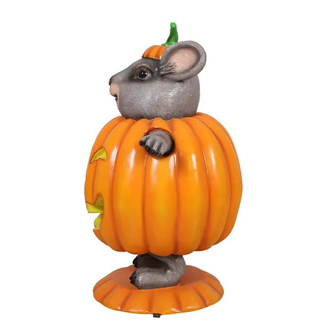 Large Mice The Pumpkin Halloween Figure, 39"