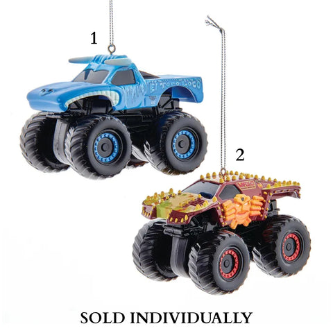 Monster Jam® El Toro Loco Ice and Max D Truck Ornaments (2 Styles – Sold individually)