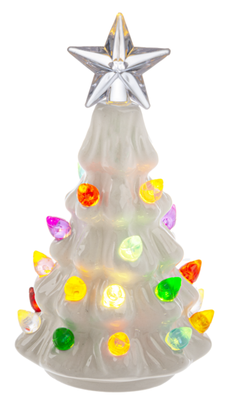 4.75" LED Light Up Holiday Tree Mini Shimmers