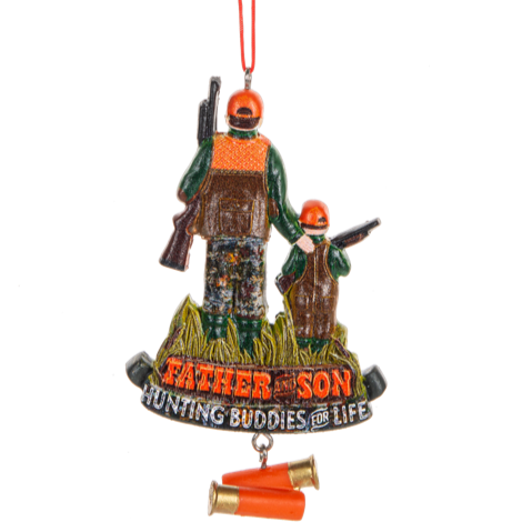 Father & Son Hunting Ornament - Hunting Buddies For Life