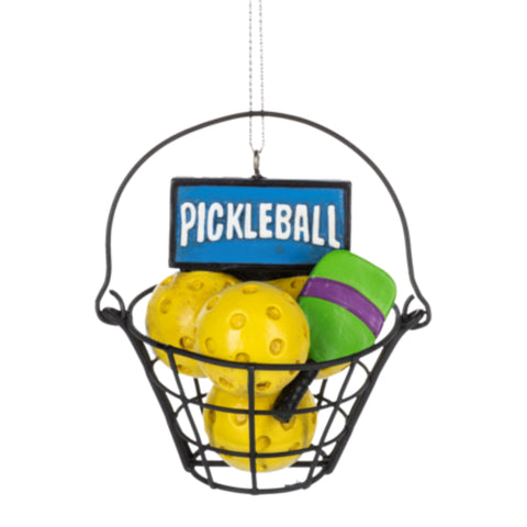 Pickle Ball Ornament (resin)