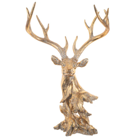 Stag Head Figurine, 28"H