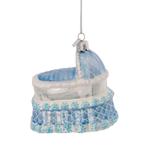 Noble Gems™ Glass Baby Boy Ornaments, 4" (Set of 4)