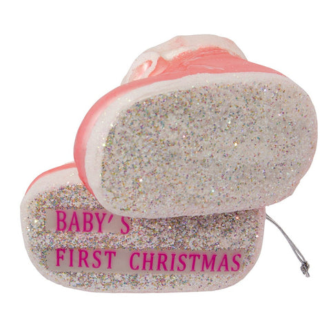 Noble Gems™ Glass Baby Girl Ornaments, 4" (Set of 4)