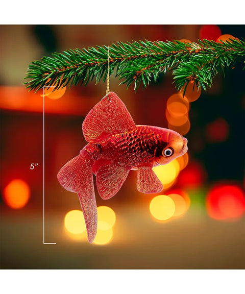 Noble Gems™ Goldfish Glass Ornament