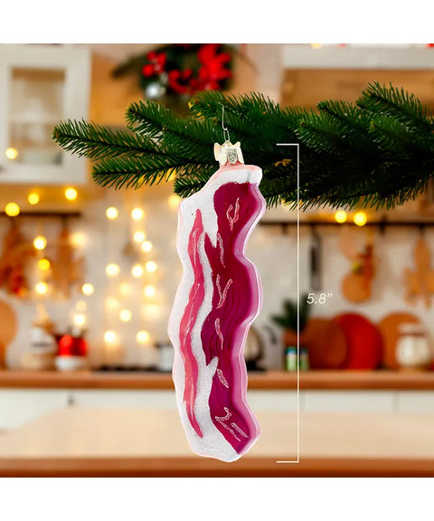 Noble Gems™ Bacon Glass Ornament