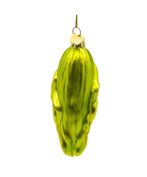 Noble Gems™ Corn On The Cob Glass Ornament