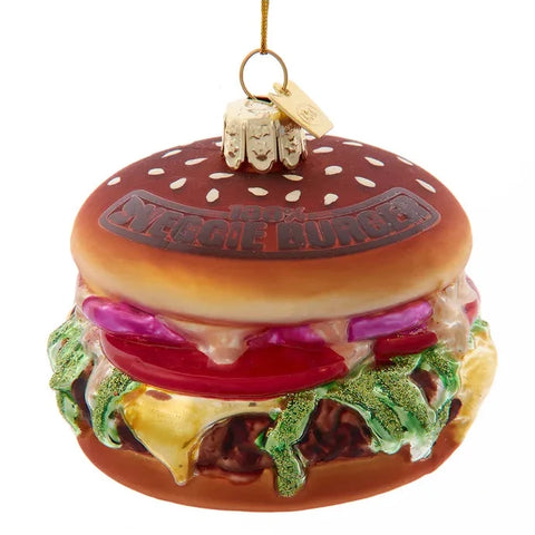 Noble Gems™ Glass Veggie Burger Ornament