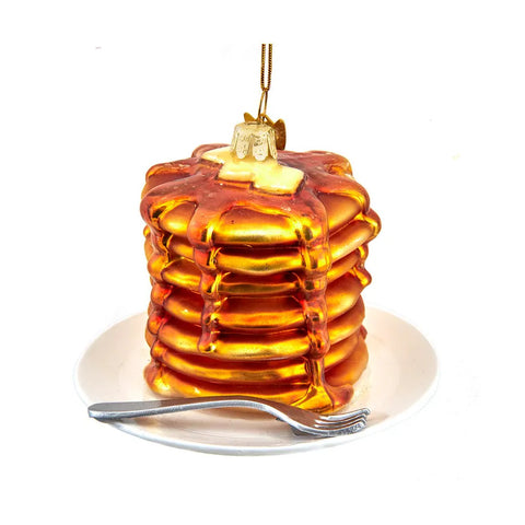 Noble Gems™ Glass Pancakes Ornament, 4"