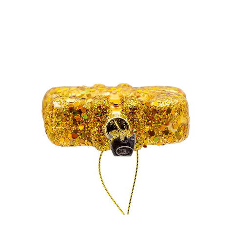 Noble Gems™ Glass Gold Dollar Sign Ornament, 4.75"